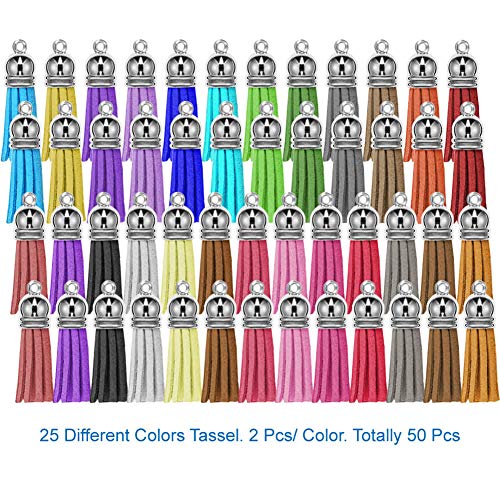 4 selizo+100Pcs+Chain+Tassel+Keychain