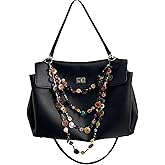 QTMY Boho Chain Bag Charms Keychain for Handbag Purse Backpack Accessories for Bogg Bag,968-1