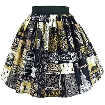 Hemet Women's Edgar Allen Poe Inspired Skirt at Amazon Womenâs Clothing store