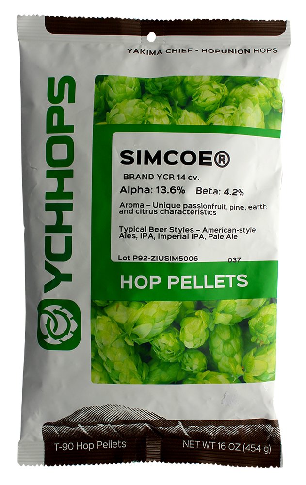 Yakima Chief Hops® Simcoe® T90 Hop Pellets - 50 G