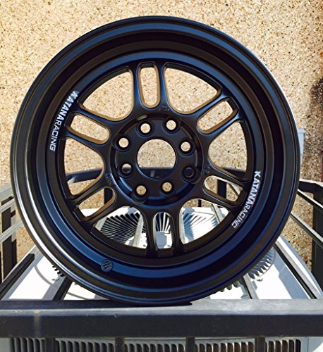 Katana KR21 15x7 4X100 114.3 35et Matte Black Wheels Rims