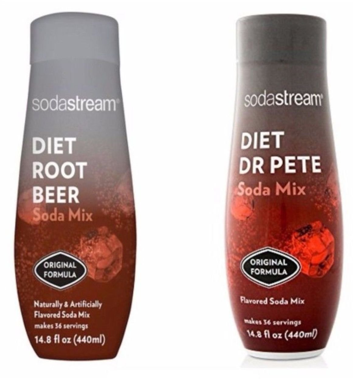 SodaStream 14.8 fl Diet Dr Pete & Diet Root Beer Combo Twin Pack Buy Online in United Arab