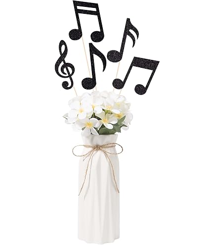 120 Schwarz-goldene Musiknoten-Konfetti – Für Musikparty, Geburtstag, Hochzeit, Tischdekoration