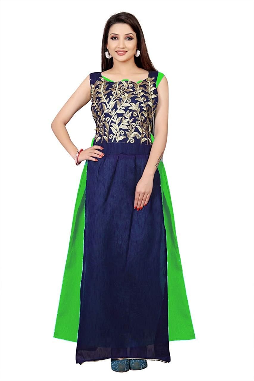 floor length full ghera long gown