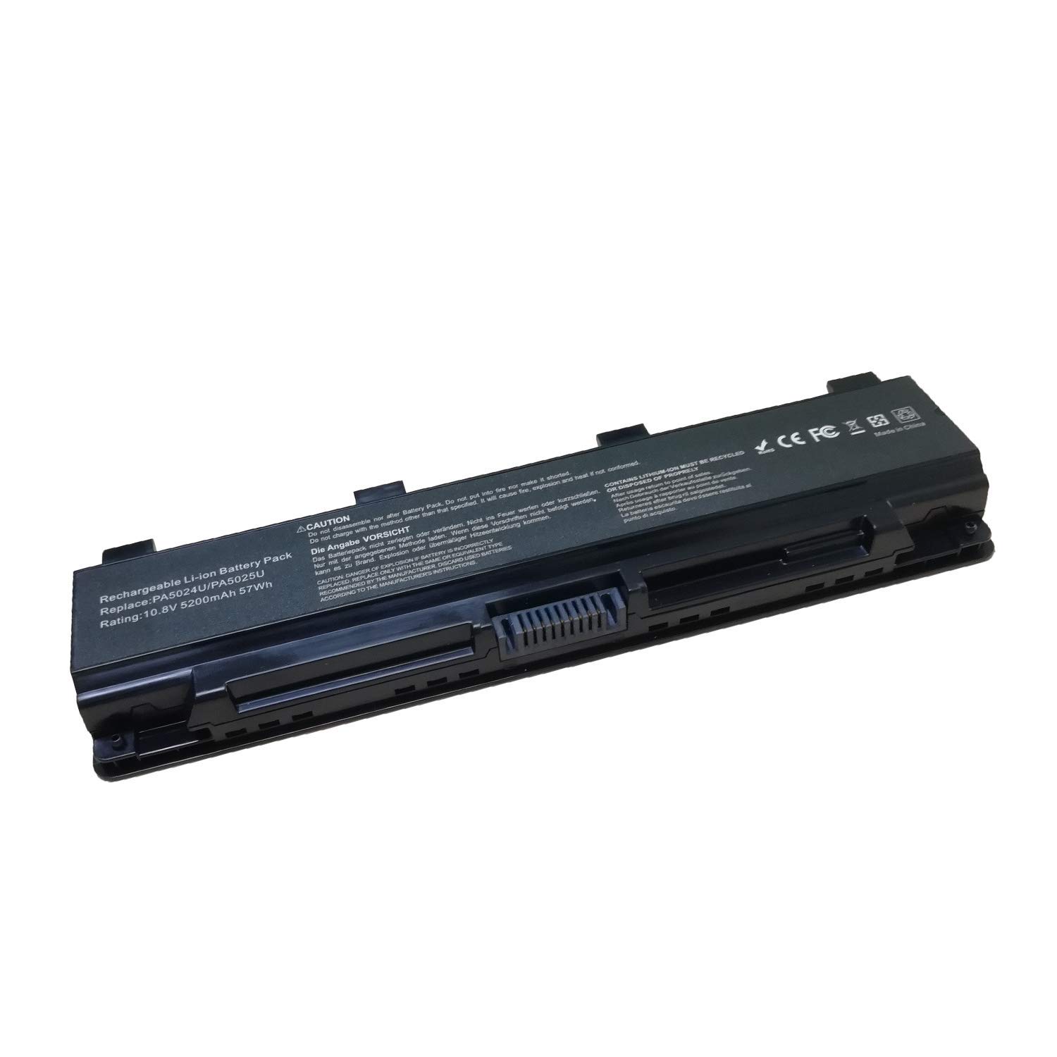 PA5024U-1BRS PA5023U-1BRS PABAS260 PA5026U-1BRS PA5025U-1BRS PABAS262 PA5027U-1BRS PABAS259 Laptop Battery Replacement for Toshiba Satellite C855 C850 L850 P850 C800 C800D C805 C805D(10.8V 5200mah)