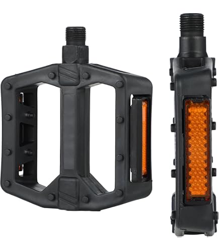 Alta Bicycle Bike Pedals Black, Multiple Sizes (1/2