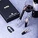 Wine Air Pressure Pump Opener Set, Wine Bottle Cork Remover Accessory Tool Kit with Wine Aerator Pourer,Foil Cutter and Vacuum Stopper, Pink