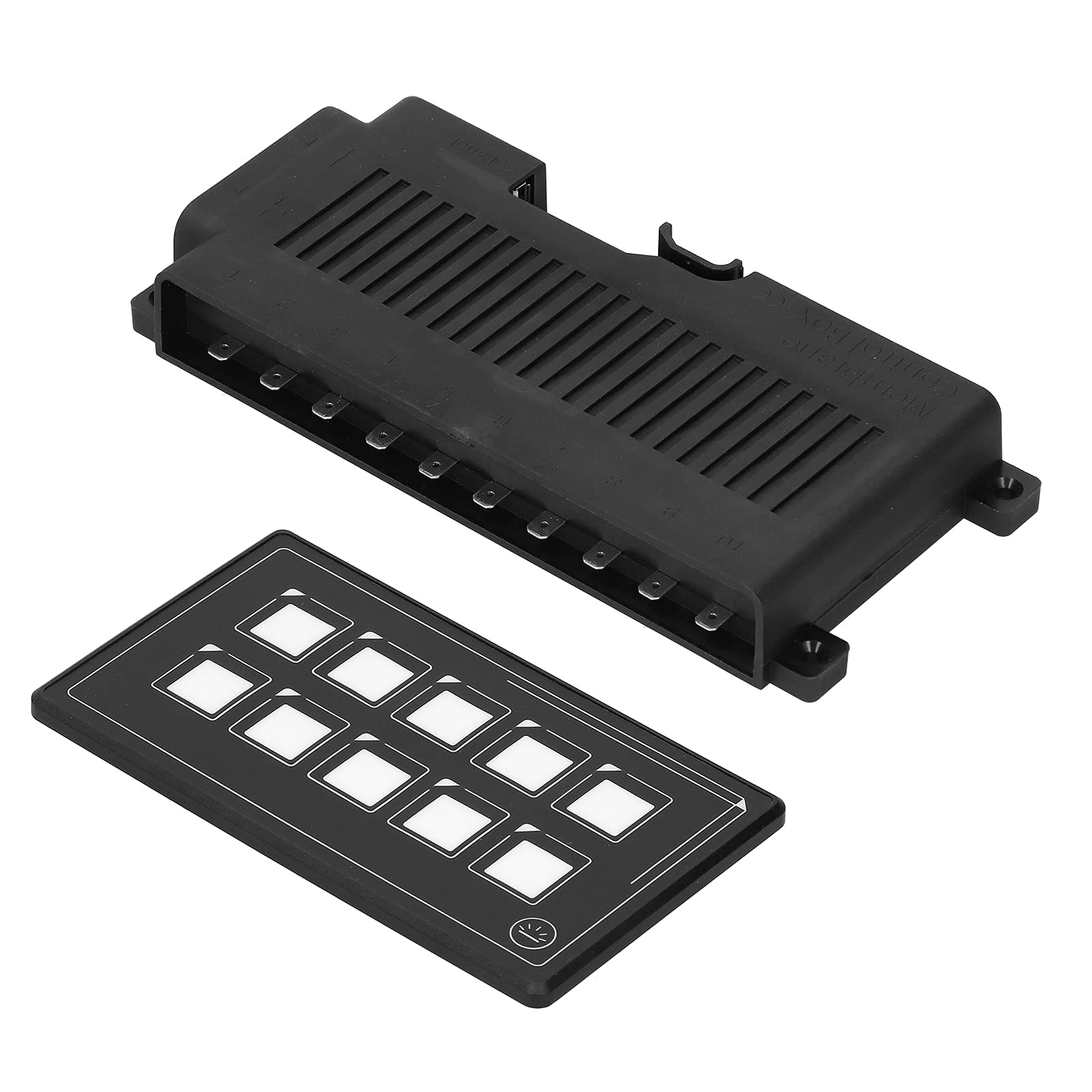 RV Switch Panel, LED Touch Control Switch Panel APP Control DC 11-30V 60A Built‑in PPTC with Backlight Module for RV Boat