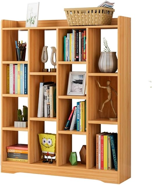 Amazon Com Tuuertge Bookshelf Rack Artistic Book Organizer Book Rack 15 Shelf Bookcase Space Saving Books Holder Bookcase Shelf Storage Color Red Leaf Maple Size 10020120cm Furniture Decor