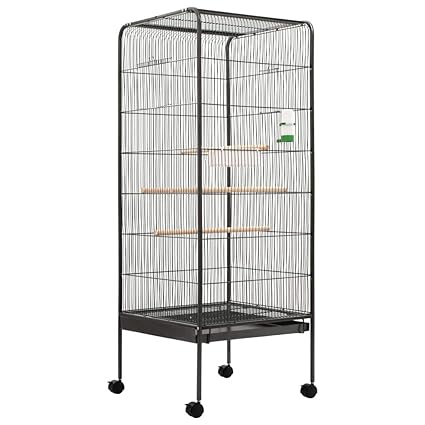 Tidyard Cage à Oiseauxjouet Pour Oiseaux En Acier Solide Et