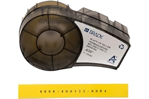 Brady M21-250-C-342-YL Cartridge, B342 Permasleeve Material, .250" W X 7' L, Yellow