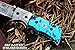 DKC Knives (12 7/18) DKC-27-CB-x Wizard Caribbean Blue 7