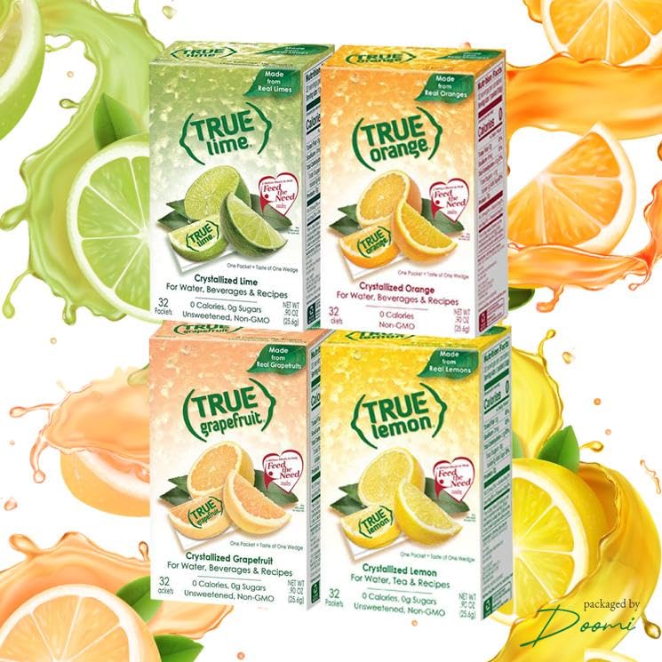 True Lemon, True Lime, True Orange, True Grapefruit, Variety Pack