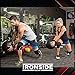 Knee Sleeves (Sold as a set of 2) 7mm Thick Compression Knee Brace Support for Weightlifting, Powerlifting, Squats & CrossFit Training Fitness for Women and Men, Black (Medium)