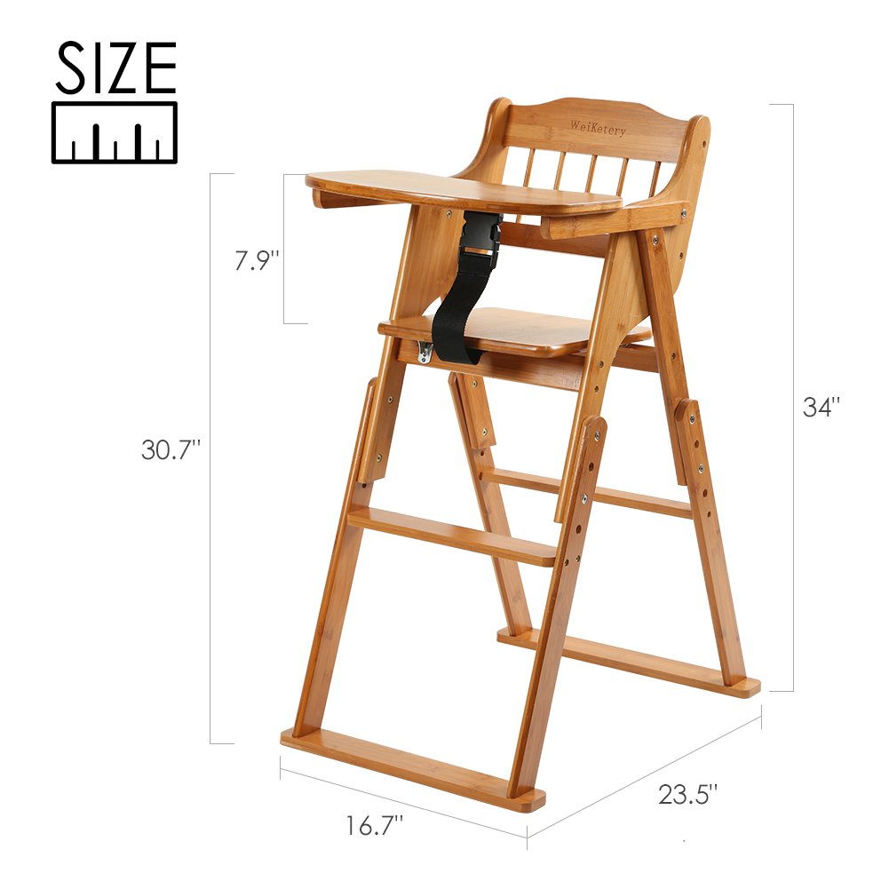 folding baby chair with tray