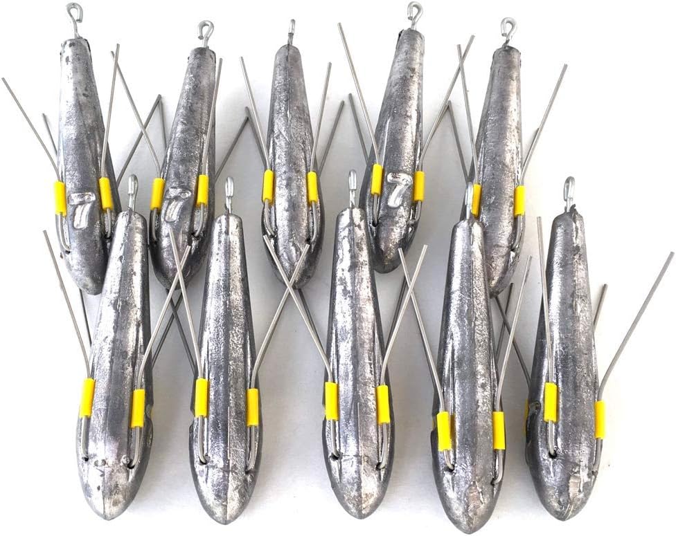 BZS Break Out Weights beach sea fishing (Pack of 10) available in 3oz,4oz,5oz,6oz,7oz