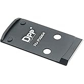DPP Titanium Adapter Plate Compatible with Ruger RXM and Holosun 407K/507K/EPS Carry/EPS/Osight K S SE/RomeoZero &mdash;&mdash;RU-RXM04