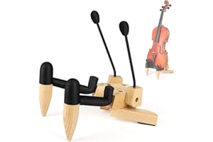 DIDA Foldable Wooden Ukulele Stand - Compact and Portable Storage for Ukulele, Mandolin and Violin Sturdy Design - Perfect for Home, Studio, or Concert Use (Ashwood)