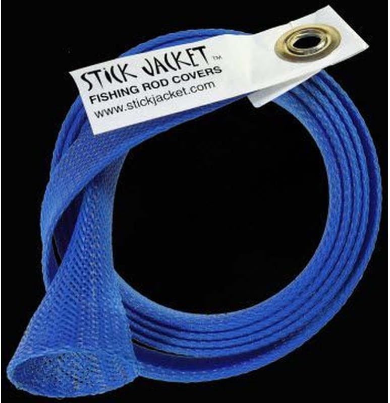 Stick Jacket Spinning Fishing Rod Cover Blue