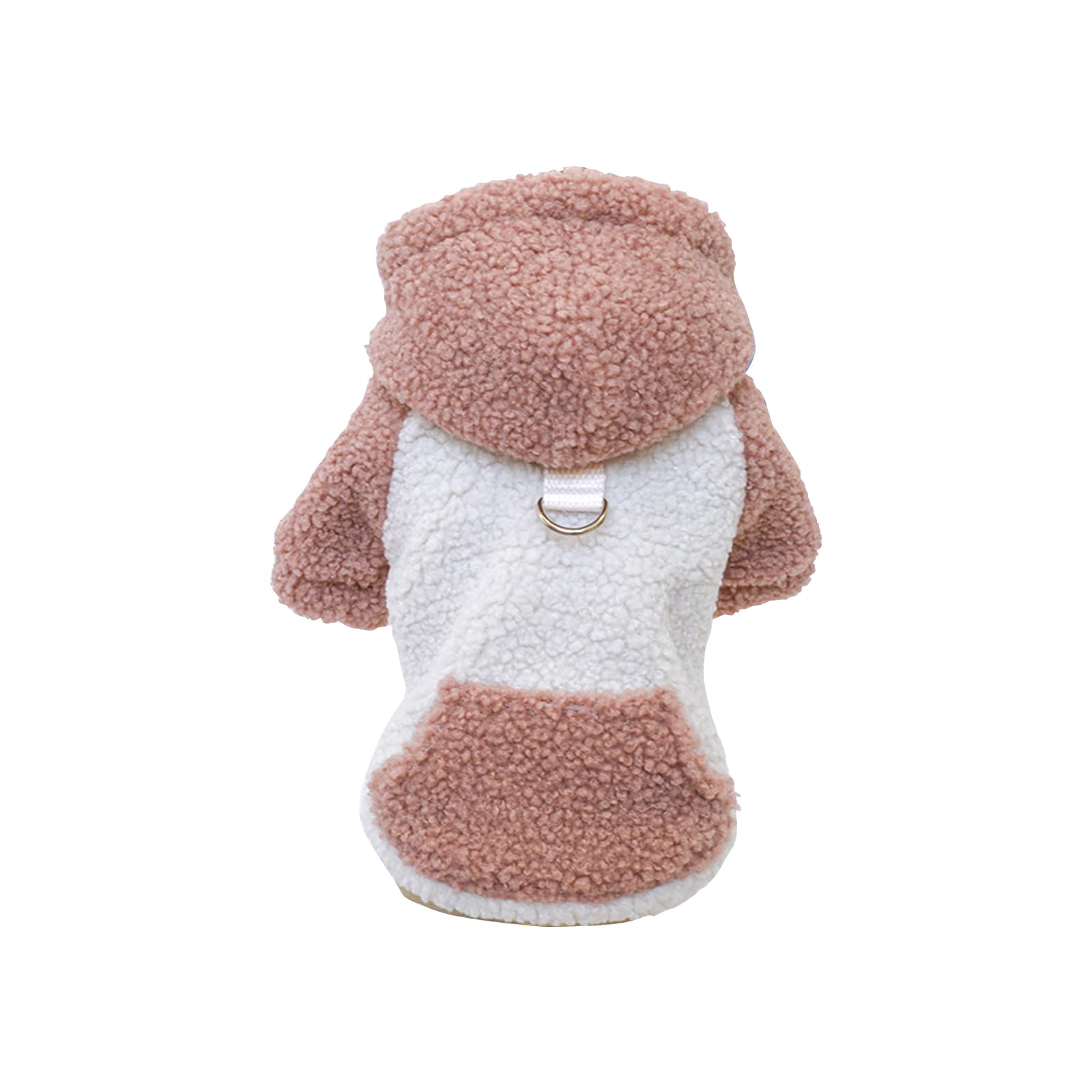 Galatée Small Dog Winter Coat For Puppy, Cute Pet Clothes Winter Warm Coat, Warm Puppy Jacket For Cold Winter, Winter Hoodie Sweatshirts For Small Dogs(S, Pink)