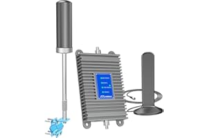 SUBROAD Cell Phone Signal Booster for Truck, Off Road Vehicles,RV,SUV | Boosts 5G/4G LTE/3G on Bnad2/4/5/12/13/17/25/26/30/66/71 |Vehicle Cell Phone Booster for Verizon, AT&T, T-Mobile & All US Carriers Grey