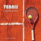 Tennis Calendar 2018: 16 Month Calendar by Paul Jenson