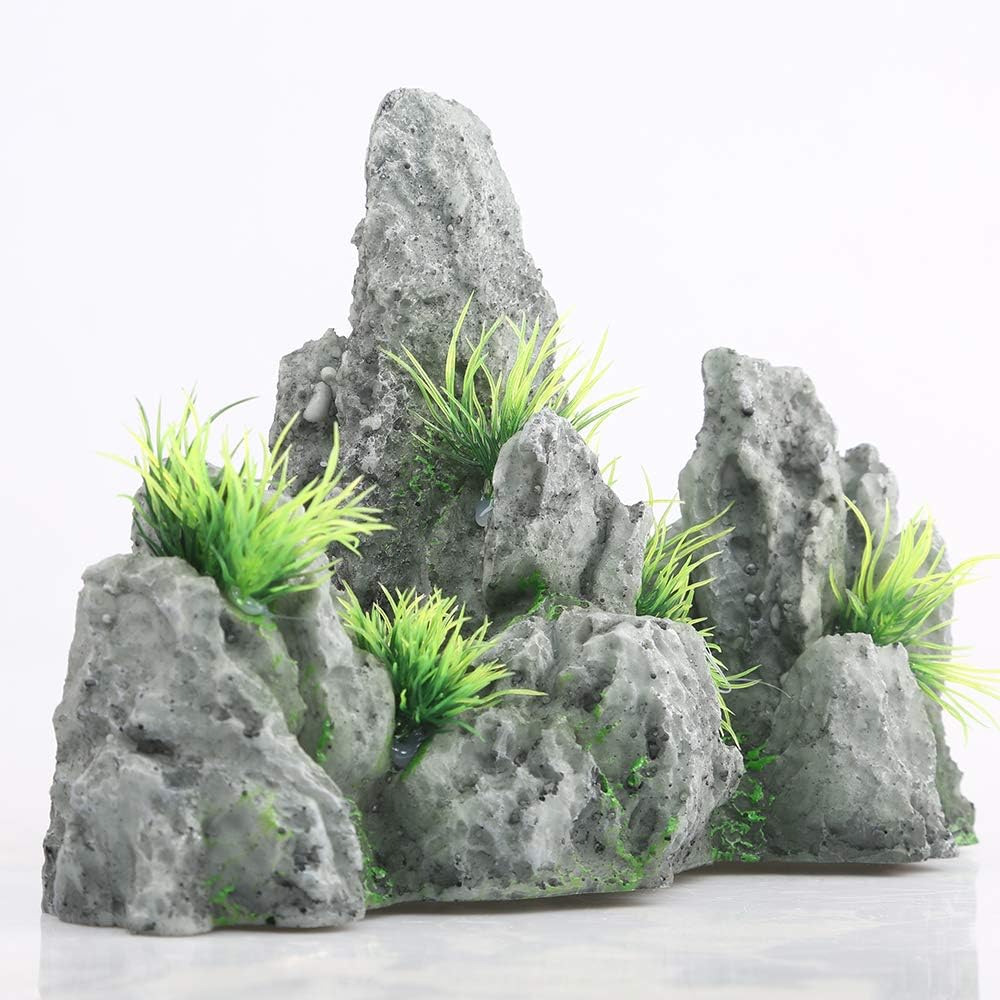 Aqua KT Fish Tank Rock MuntAin Decoration for Aquarium Landscape