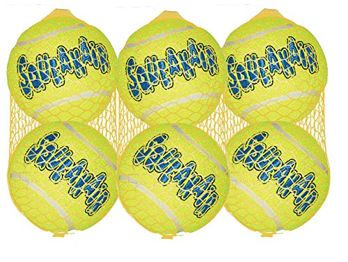 Air Dog Tennis Balls Dog Toy, Large (6 Total Balls)