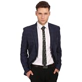 Hexagonal Matte Black Tech Tie