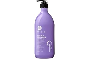 L LUSETA Luseta Biotin & Collagen Conditioner Thickening for Hair Loss & Fast Hair Growth - Infused with Argan Oil to Repair Damaged Dry Hair - Sulfate Free Paraben Free 33.8oz