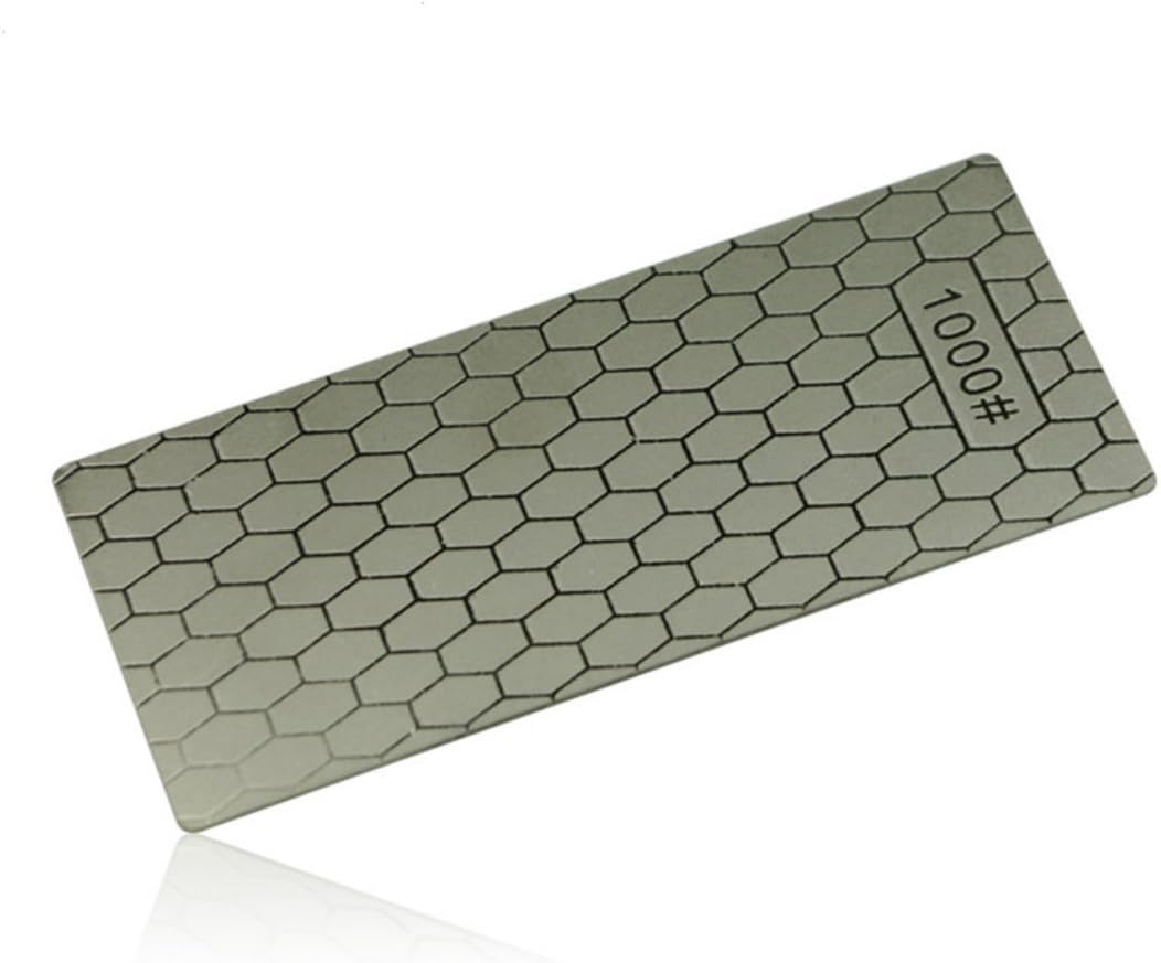 SharpMax Professional Honeycomb Design Diamond Whetstone Grindstone Edge Sharpenering Stone Kitchen Knife Sharpener Tool 1000# Grit
