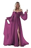 Long Sleeve Wedding Dress Plus Size Prom Dress 2024