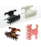 Acetate Double C Design Hair Claw Clips 4 Pack Medium Secure Hold Amazon.com : 4Pcs Hair Claw Clips, Acetate Hair Banana  main image 3