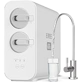 Eiree C6 Tankless Reverse Osmosis System, 600GPD Under Sink RO Filter | NSF/ANSI 42 &amp; 372 Certified, 2:1 Pure to Drain Ratio, Reduces TDS &amp; Odor for Clean Drinking Water