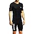 FitsT4 Men's Sauna Suit MMA Neoprene Sweat Shirt Quick Weight Loss Slimming Body Shaper for Fitness Gym Exercise Training