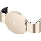 WixGear Metal Phone Clamp for Magnetic Car Mount - Clip and Remove Anytime - Compatible with Apple iPhone, Samsung Galaxy, Google Pixel - Universal Phone Clip - Gold