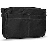 sayram SP8 Belt Pouch for Men, EDC Bellt Pouch with Zipper, Waist Pack EDC Pouch for Multitool, Flashlight, Knives, Cards, Phone, Waxed Canvas EDC Organizer Pouch for Belt