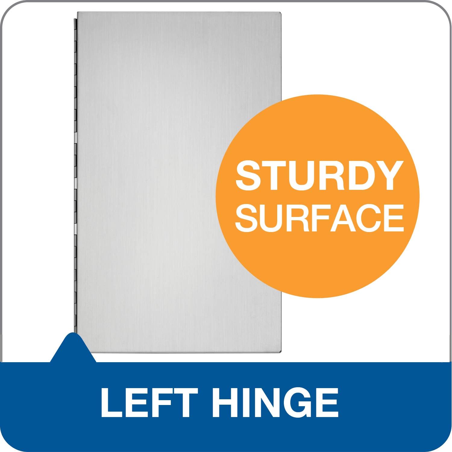 Adams Forms Holder, Left Hinge, 8.5 x 14 Inches, Aluminum (AFH23) : Forms Holder Clipboard : Office Products