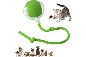 DVHNMK Chewie Viral 360 Smart Automatic Rolling Pet Ball - Interactive Dog & Cat Toy (Green)