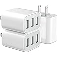 USB Charger Block, Wall Plug in USB Charging Blocks, Fast Charging Multiport Wall Charger Power Adapter for USB Charger for P