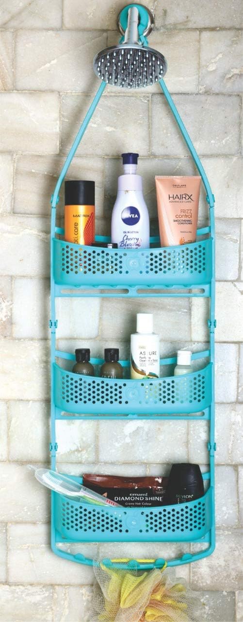 Shower Caddy with Adjustable Arms Holder Organizer Storage for Shampoo