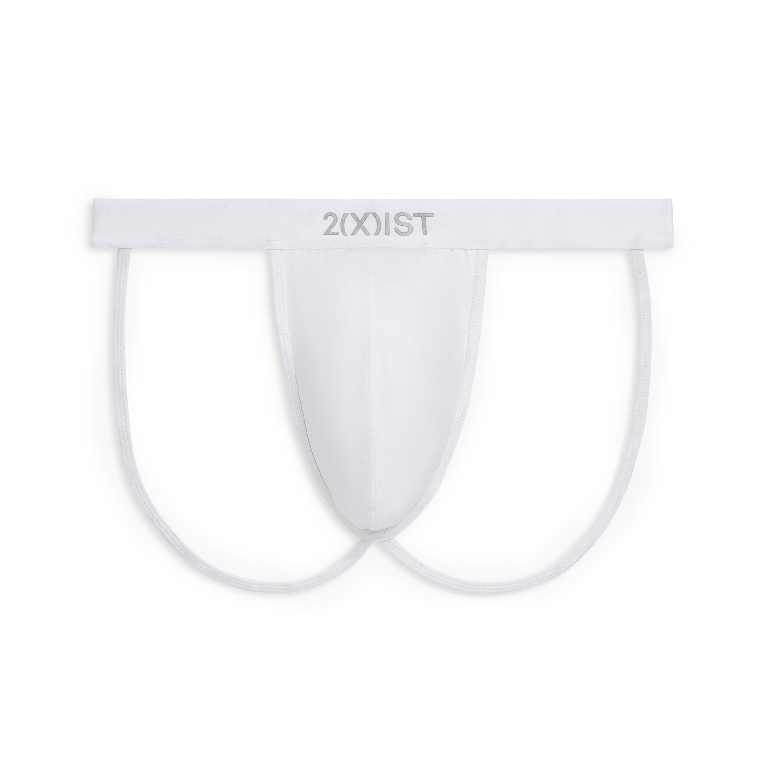 Photo 1 of 2(X)IST Men's Sliq Jock Strap Bright White