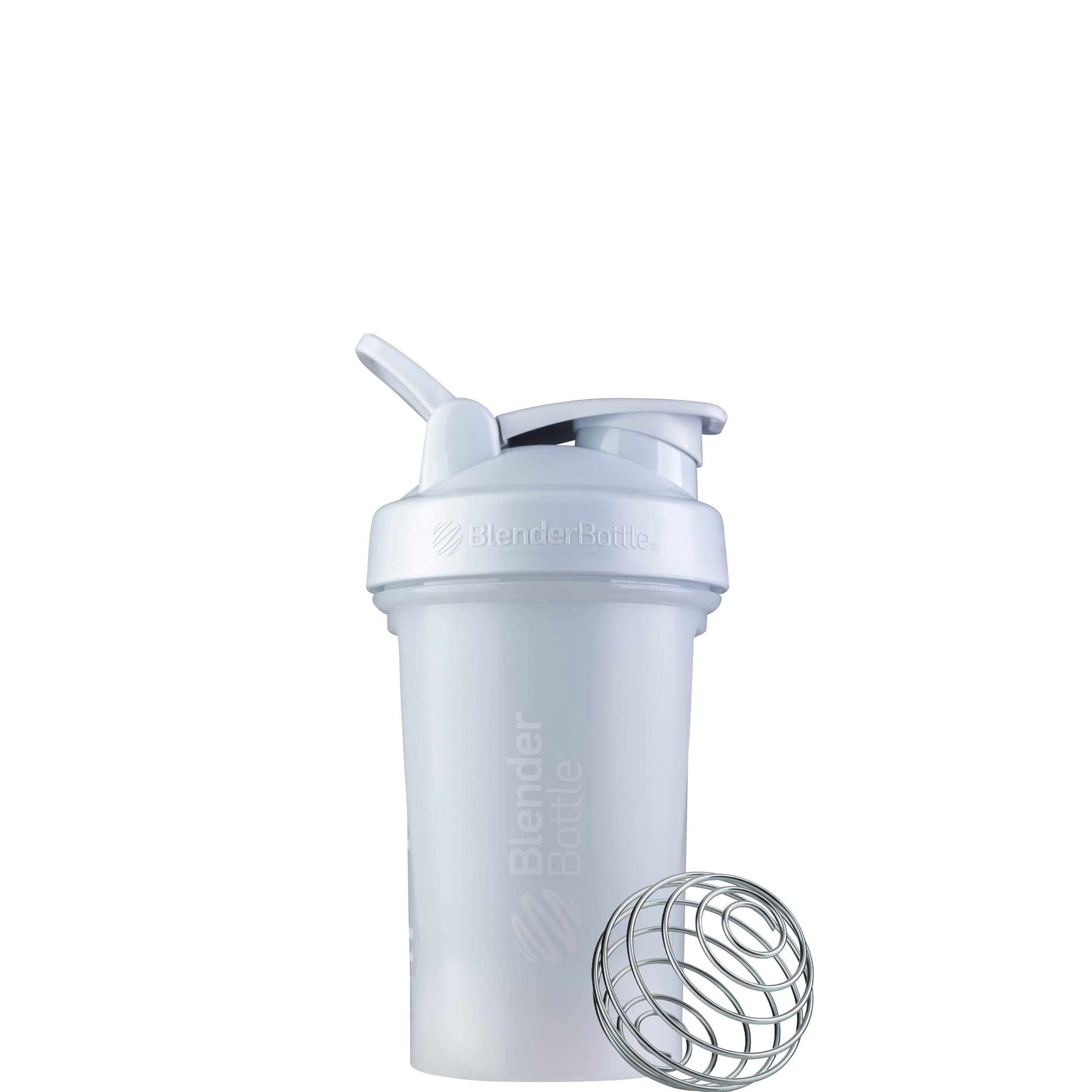 Photo 1 of BlenderBottle Classic V2 Shaker Bottle Perfect for Protein Shakes and Pre Workout, 20-Ounce, White