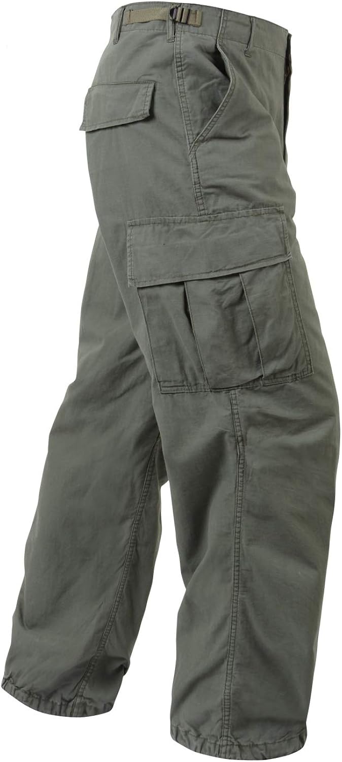 Rothco Vintage Vietnam Rip-Stop Fatigue Pants: Clothing