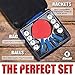 One Day Sale! - Ping Pong Paddle set - 4 Premium Table Tennis Racket with 8 Professional Game Balls. Spin Rubber Pingpong Bat tables paddles with Cover Case holder Bag for Indoor & Outdoor Play