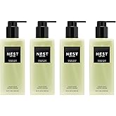 NEST New York Liquid Soap Set, Ocean Mist & Sea Salt - Includes Four 10 fl oz Bottles - Cleanses & Nourishes Skin - Approx. 300 Pumps Per Bottle - Gluten Free & Cruelty Free