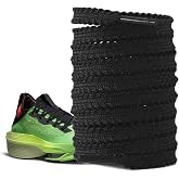 UamGlsob Running Shoe Laces for AlphaFly 3, Vaporfly 3 Sneakers | 6mm Sawtooth Athletic Shoelaces, Serrated Track Shoe Strings Replacement for Road Racing Trainers Sneakers