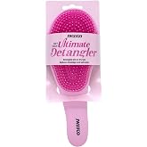 Swissco Soft Touch Ultimate Detangler Colorblock Hair Brush for Natural, Curly, Wet or Dry Hair (Ballet Bubblegum Pink Colorblock)