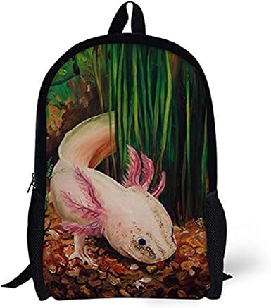 backpack with fish design