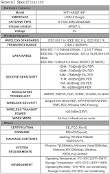 Louttary AR9271 150M High-Power USB Wireless Network Card WiFi Receiver Module view 2
